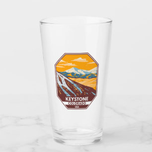 Keystone Colorado Winterskigebiet Glas