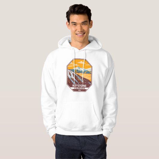 Keystone Colorado Winterskigebiet Hoodie (Vorne ganz)