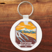 Keystone Colorado Winterskigebiet Schlüsselanhänger (Vorderseite)