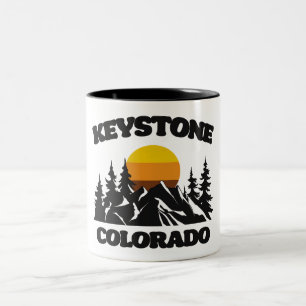 Keystone, Colorado Zweifarbige Tasse