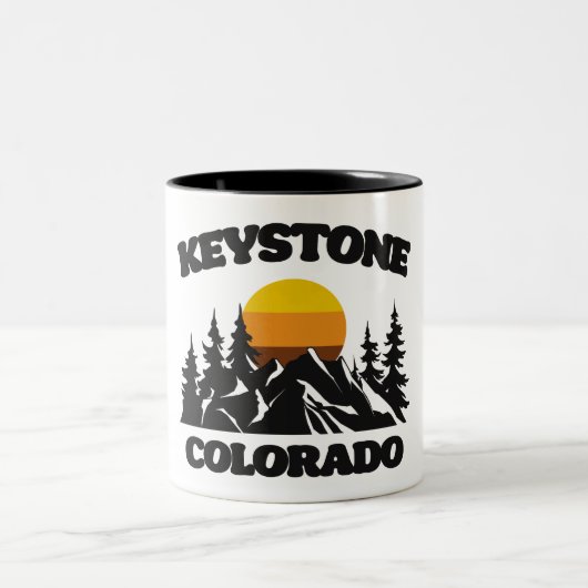 Keystone, Colorado Zweifarbige Tasse (Mittel)