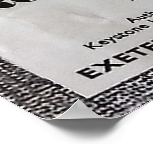 Keystone-Demonstrationspopster Poster (Ecke)