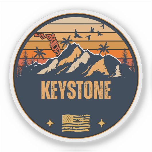 Keystone, Florida Aufkleber (Vorderseite)