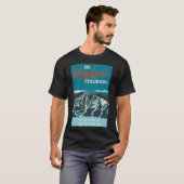 Keystone Mountain Vintag Ski Poster T-Shirt (Vorne ganz)