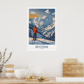 Keystone Ski Print - Colorado 1 Poster (Küche)