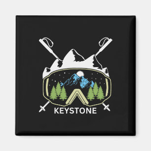 Keystone Ski Resort Colorado Skifahren Souvenir Magnet