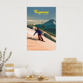 Keystone Snowboard Reiseplakat Poster (Küche)
