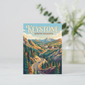 Keystone South Dakota Postkarte (Stehend Vorderseite)