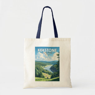 Keystone State Park Pennsylvania Reise Vintage Tragetasche