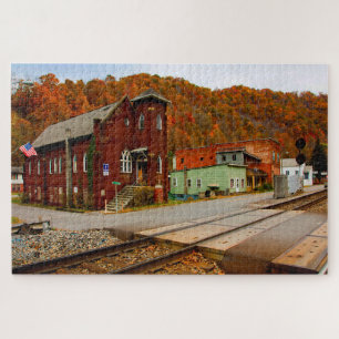 Keystone West Virginia.Weihnachtsgrüße Puzzle