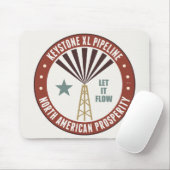 Keystone-XL-Pipeline Mousepad (Mit Mouse)