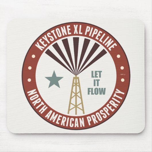 Keystone-XL-Pipeline Mousepad (Vorne)