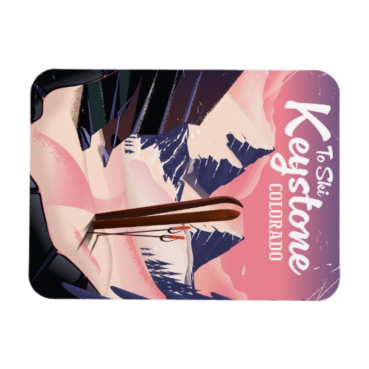 Keystone zum Ski Magnet (Horizontal)