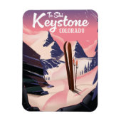 Keystone zum Ski Magnet (Vertikal)