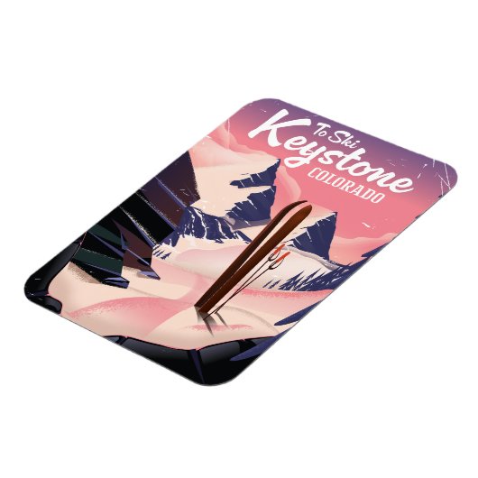 Keystone zum Ski Magnet (Linke Seite)