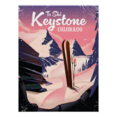 Keystone zum Ski Poster (Vorderseite)