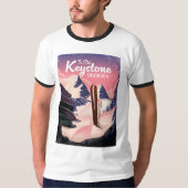 Keystone zum Ski T-Shirt (Vorderseite)