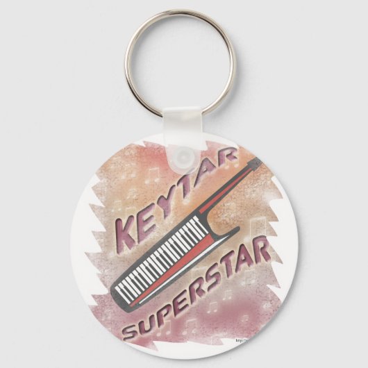 Keytar Superstar Schlüsselanhänger (Vorderseite)