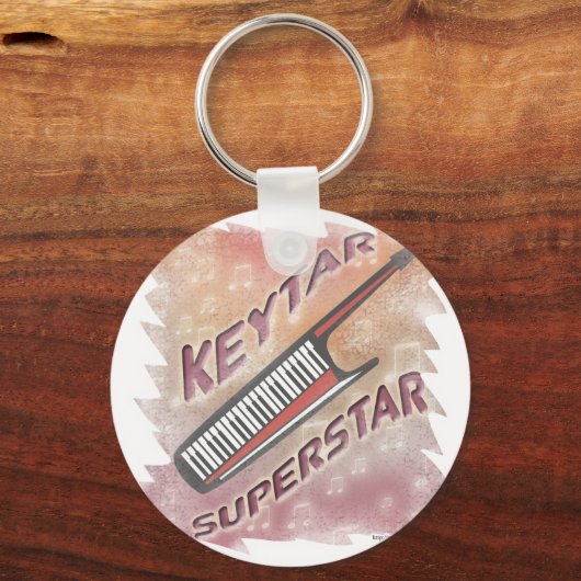 Keytar Superstar Schlüsselanhänger (Vorderseite)