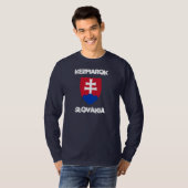 Kezmarok, Slowakei mit Wappen T-Shirt (Vorne ganz)
