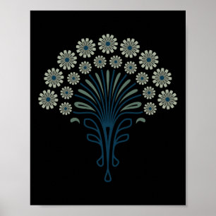 Kf 0358 E - Vintage Retro Gänseblümchen 70er Jahre Poster