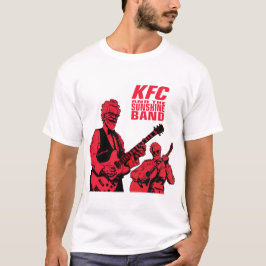 KFC und die Sunshine Band mit Gitarrenhan auf der  T-Shirt
