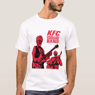 KFC und die Sunshine Band mit Gitarrenhan auf der  T-Shirt