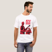 KFC und die Sunshine Band mit Gitarrenhan auf der  T-Shirt (Vorne ganz)