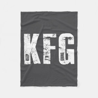 Kfg Keep F'n Going Military Style Fleecedecke