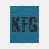 Kfg Keep F'n Going Military Style  Fleecedecke (Vorderseite)