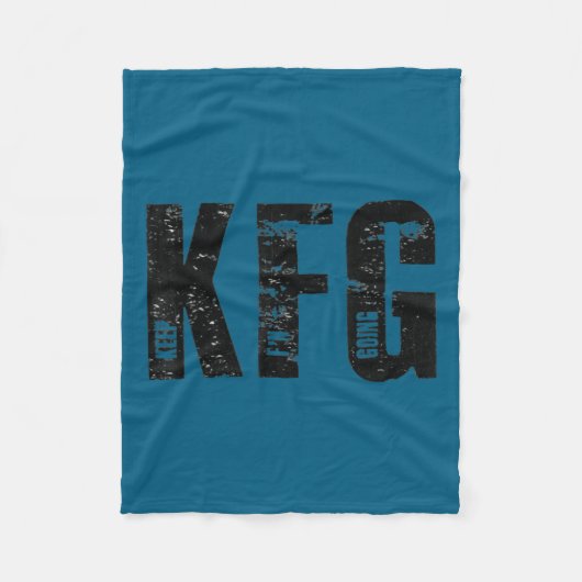 Kfg Keep F'n Going Military Style Fleecedecke (Vorderseite)