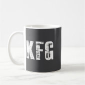 Kfg Keep F'n Going Military Style  Kaffeetasse (Links)