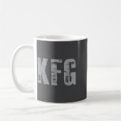 Kfg Keep F'n Going Military Style  Kaffeetasse (Links)