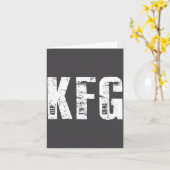 Kfg Keep F'n Going Military Style  Karte (Gelbe Blume)