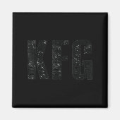 Kfg Keep F'n Going Military Style Magnet (Vorne)