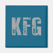 Kfg Keep F'n Going Military Style  Magnet (Vorne)