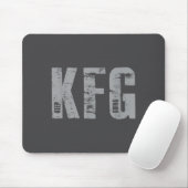 Kfg Keep F'n Going Military Style  Mousepad (Mit Mouse)