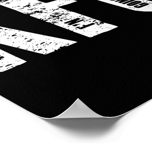 Kfg Keep F'n Going Military Style  Poster (Ecke)