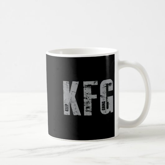 Kfg Mach's weiter im Militärstil Kaffeetasse (Rechts)