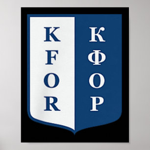 Kfor Kosovo Force Gemeinsame Friedenssicherungsope Poster