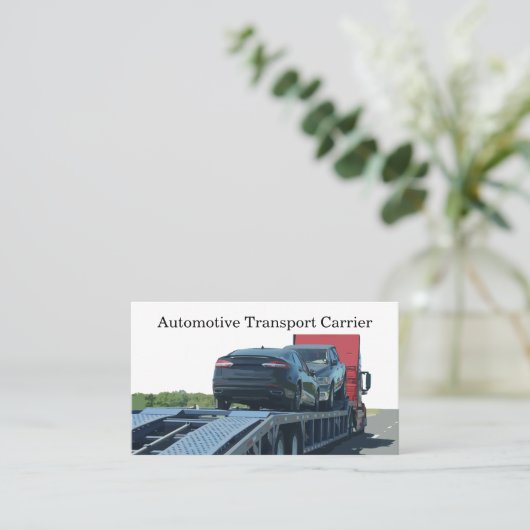 Kfz-Beförderer Visitenkarte (Stehend Vorderseite)