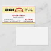 Kfz-Depot, Gebrauchte Kfz-Lot-Visitenkarte Visitenkarte (Vorne/Hinten)