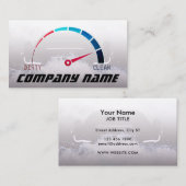 Kfz-Geschwindigkeitsmesser für die Reinlichkeit Visitenkarte (Vorne/Hinten)