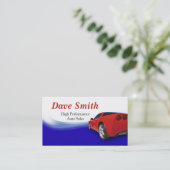 Kfz-Händler und -Service Visitenkarte (Stehend Vorderseite)