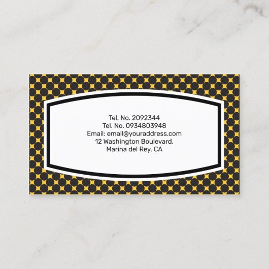 Kfz-Händler Visitenkarte (Rückseite)