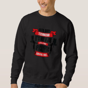 Kfz-Karosserietechniker Fahrzeugreparatur Autowart Sweatshirt