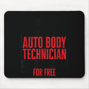 Kfz-Karosserietechniker Fahrzeugreparatur Karosser Mousepad