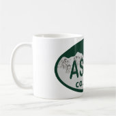 Kfz-Kennzeichen Aspen Colorado Kaffeetasse (Links)