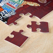 Kfz-Kennzeichen-Karte des Puzzlespiels USA 2012 Puzzle (Seite)