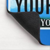 Kfz-Kennzeichen-Mausunterlage Wyomings Tetons Mousepad (Ecke)